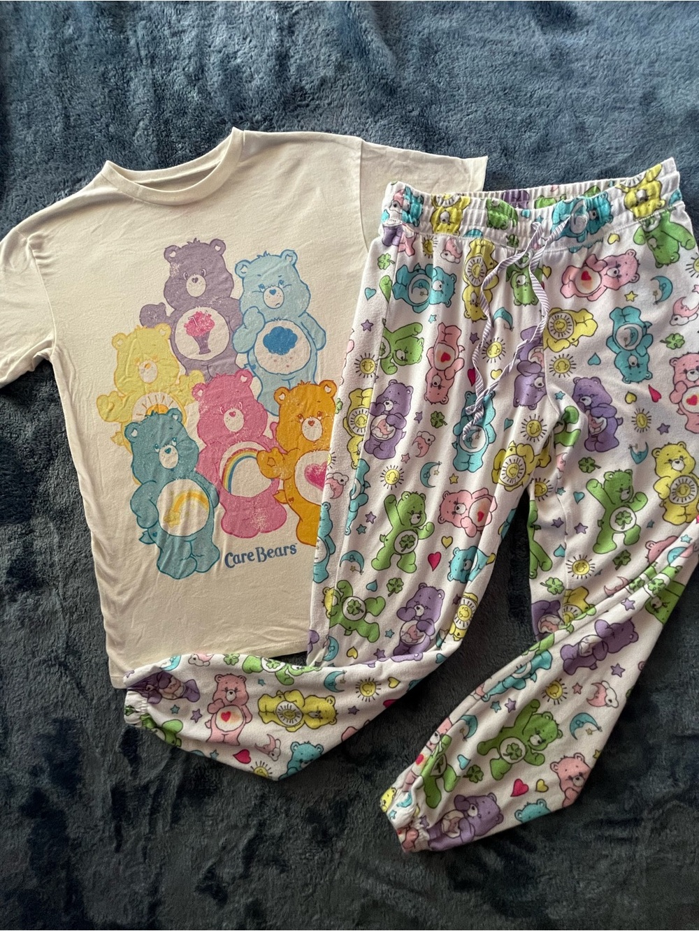Y2K cute Care bear pajama set size small - Picture 2 of 7